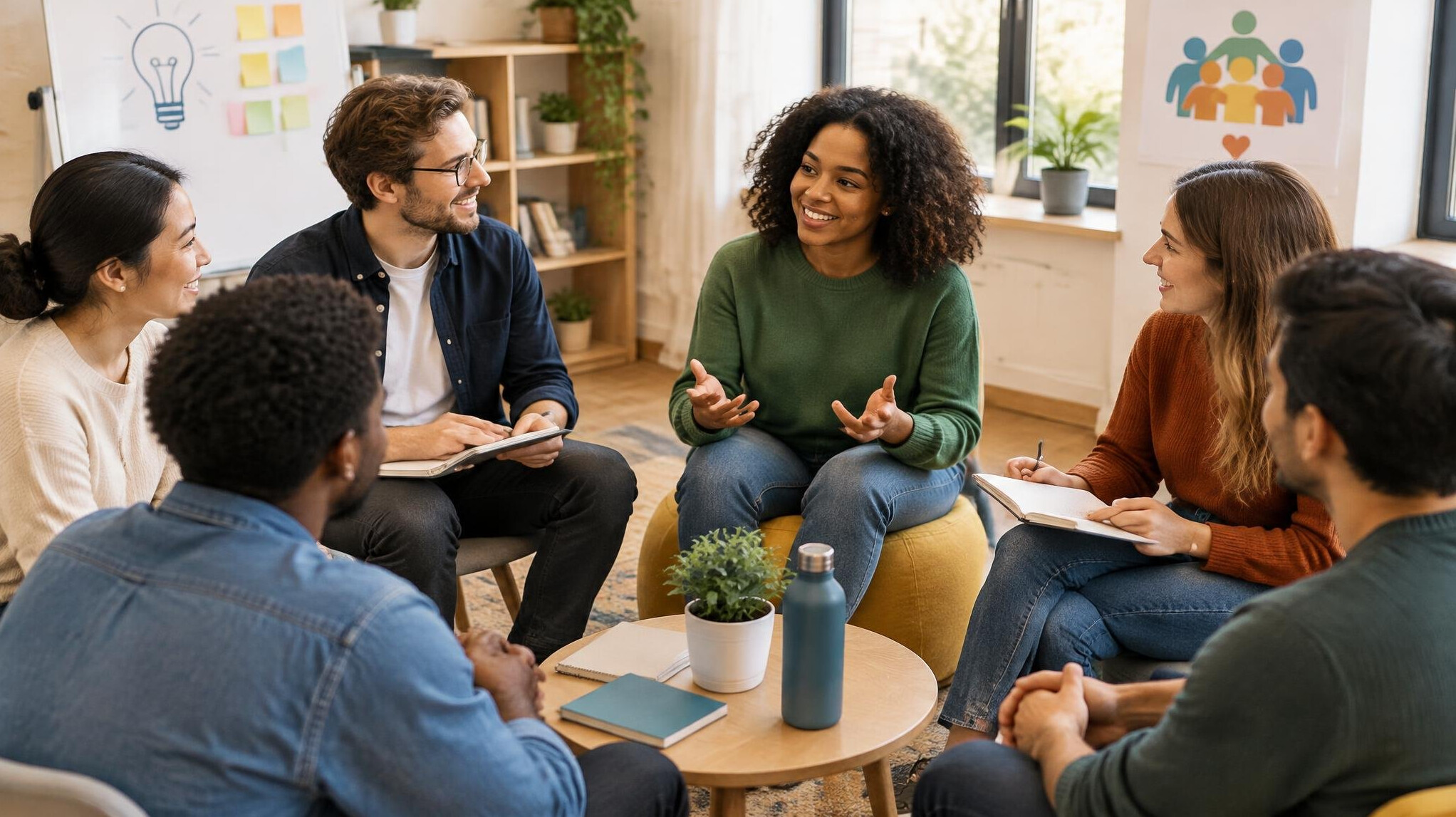 group discussion circle